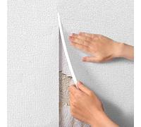 Générique Papier Peint Isolant Thermique Et Anti Humidité, 5 Mm D'épaisseur Rouleau Isolant Thermique Autocollant Revetement Mural Adhesif pour Le Revêtement Salons Chambres,Blanc,W50cm L2.8m