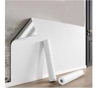 Générique Papier Peint Isolant Thermique Et Résistant à L'humidité en Rouleau,Autocollant, Imperméable pour Murs Intérieurs,pour La Protection Et La Décoration des Murs,pour Cuisine,Blanc,50x3000cm