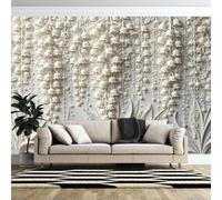 Générique Papier Peint Mural Décoratif En Relief Effet Plâtre Doux De Luxe 280×200 cm (L X H) Effet 3D Cascade De Muguet Intissé pour Salon 280×200 cm (L X H) (110×