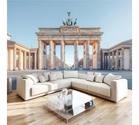 Générique Papier Peint Panoramiqu Allemagne Berlin Arc De Triomphe 3D intissé Murale Architecture Classique Papier Peint xxl Fresque Moderne Peinture Murale Décorative pour Salon Chambre 500x280 23f6
