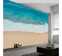 Générique Papier Peint Panoramique Bord De Mer 500 x 280 cm sur mesure taille Fresque Murale 3D, Décoration Murale Moderne Océan Paysage Plage, Papier Peint Intissé pour Salon Chambre Décoration
