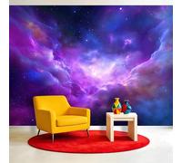 Générique Papier peint panoramique Cosmos Espace 250 x 175 cm - Revêtement mural décoration pour chambre salon cuisine - Design unique et moderne -Nébuleuse Étoiles Ciel Nocturne