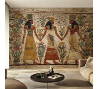 Générique Papier Peint Panoramique Égypte Antique, Papier Peint Égypte Antique Fond pour Chambre Wallpaper, Fresque Murale pour Salon Salle Deco Murale, 450x315cm D&O207