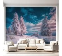 Générique Papier Peint Panoramique Poster Mural, Modern Nordic style Botanical Papier Peint Intissé Salon Chambre D'Enfant Chambre Canapé TV Fond Décoration - 300 x 210 cm