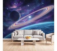 Générique Papier Peint Panoramique Sci-Fi Ciel Étoilé, Papier Peint | Univers Galaxie Fresque Murale Intissée - Décoration Murale 450x315 cm pour Salon Chambre Bureau Décor