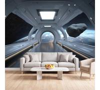 Générique Papier Peint Panoramique Sci-Fi Vaisseau, Papier Peint | Univers Terre Fresque Murale Intissée - Décoration Murale 300x210 cm pour Salon Chambre Bureau Décor