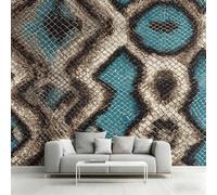 Générique Papier Peint Peau de Python Intissé, 400 x 280 (L x H) | Papier Peint Panoramique Imprimé Animalier, Motif Peau de Serpent Décoration Murale, Papiers Peints pour Salon Chambre saf-32