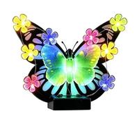 Générique Papillons Décor Jardin - Guirlande LED Métal Imperméable Papillon - Décoration Murale Papillon | pour Mur Clôture Porte d'Entrée Balcon Entrée Patio Porche