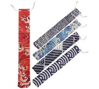Générique Paquet à Cordon 5 Pièces pour Couverts de Table en Polyester-Coton, Pochette de Rangement pour, Cuillères et Crayons, pour Voyage et Occasions Diverses