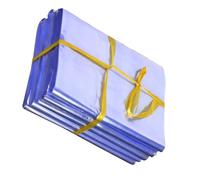 Générique Paquet Rétractables Bleus en Pp Étanches pour Emballage Industriel et Supermarché Lot de 100 Pochettes Transparentes Multifonctions Résistantes