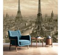 Générique Paris Papier Peint Panoramique Tour Eiffel Papier Peint Architecture Intissé Salon Chambre Mural Décoration 150 x 105 cm