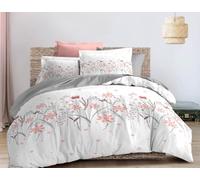 Générique Parure de Draps imprimé 4 Pièces 2 Places - 1 Drap Plat + 1 Drap Housse (160 cm ou 180 cm) + 2 Taies d'oreiller 65 x 65 cm - 100% Coton 57 Fils/cm² - Haute Qualite (MAGUY, 160 X 200 CM)
