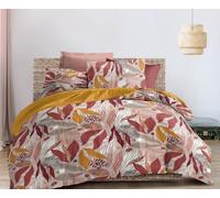Générique Parure de Draps imprimé 4 Pièces 2 Places - 1 Drap Plat + 1 Drap Housse (160 cm ou 180 cm) + 2 Taies d'oreiller 65 x 65 cm - 100% Coton 57 Fils/cm² - Haute Qualite (Reine, 160 X 200 CM)