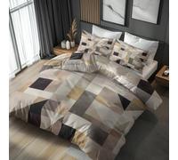 Générique Parure de Lit 220x240 Géométrique, Housse de Couette 2 Personnes