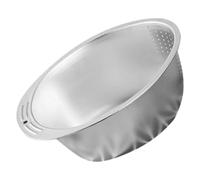 Générique Passoire Cuisine en Acier Inoxydable 304, Bol à Riz et Panier Fruits et Légumes, Bassine Inox Drainante Robuste pour Maison et Lavage Facile