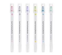 Générique Pastel Highlighters, Bibles Marker Pens, Double Ended Stationery | No Bleed Highlighting Tools for Study | Soft Color Reading Supplies, Journaling School Office Annotation Accessories