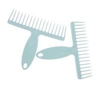 Générique Peigne de Nettoyage pour Balai Bleu en Pp Poignée Confortable, Outil Pratique pour Enlever les Poils et Poussières, Lot de 2 Pièces pour Usage Ménager
