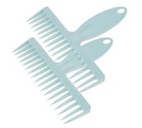 Générique Peigne D'extraction Portable 2 Pièces pour Nettoyage des Cheveux et Débris, Manche Stable en Pp, Design Pratique pour Balai et Brosse à Poils