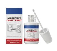 Générique Peinture Cavite Ondes - Fluide Reparateur, Couche Lisse Finition Invisible, Melange Rapide + Pinceau Applicateur, Email Grade Contact Alimentaire - pour Appareils Usages & Espaces Cuisine