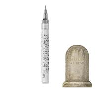 Générique Peinture pour Pierres Tombales | Marqueur Doré de Restauration d'Inscriptions - Stylo de Lettrage pour Monuments - Pour Cimetière Église Jardin Extérieur Granit Marbre Calcaire Et Monuments