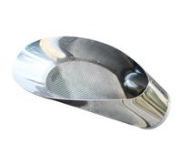 Générique Pelle à Bêcher en Acier Inoxydable Argenté Légère pour Camping, Outil de Jardinage à Main pour Transplanter et Ameublir la Terre
