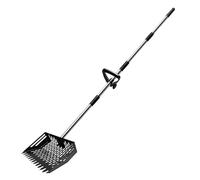 Générique Pelle à Crottes de Poulet - Poignée réglable antidérapante Ergonomique,Outils de Nettoyage de Poulailler - Déchets d'animaux Litière Extérieur Sable Cour Ferme Jardin Pelouse Terrasse Parc