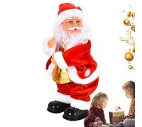 Générique Père Noël Twerk,Père Noël Twerk - Figurines de Noël en Peluche Twerking Toy - Poupées animées, Père Noël Dansant, Jouets interactifs pour pour Les fêtes de Noël