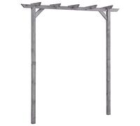 Générique Pergola de Jardin Gris 200x40x205 cm Bois de pin imprégné,Pelouses & Jardins,Vie en extérieur,Structures extérieures,Arches, treillages & pergolas de Jardin,Gris,19.2 KG,313567
