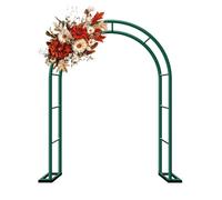 Générique Pergola Jardin Fer forgé Tonnelle Arche de Jardin Exterieur, pour Plantes Grimpantes, Décoration Arche de Mariage, 80cm 140cm 180cm 200cm 240cm 280cm 300cm 350cm(Green,W200 X H230cm)