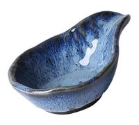 Générique Petit Pratique Nordique ou pour 60ml Plat Céramique en Style Bleu et Résistant Sauce Soja Moutarde Maison L'hôtel Réutilisable