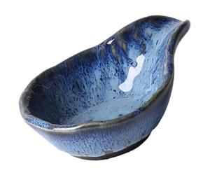 Générique Petit Pratique Nordique ou pour 60ml Plat Céramique en Style Bleu et Résistant Sauce Soja Moutarde Maison L'hôtel Réutilisable