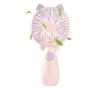 Générique Petit ventilateur à main, ventilateur portable personnel | Mini d'étudiant de bureau silencieux | Ventilateur personnel de chat mignon, mini tenu dans la main, pers