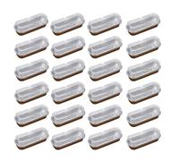Générique Petits moules en aluminium avec couvercles - 20 récipients à cupcakes en aluminium, moules rectangulaires de 200 ml, moules à muffins, antiadhésifs, moules à gâteaux