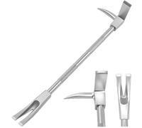 Générique Pied De Biche en Acier Forgé, Arrache-Clous Haute Résistance avec Tête Hache Fourche, Multifonction pour Démolition Et Secours(780mm)