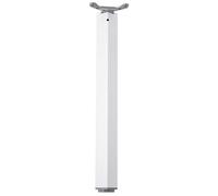 Générique Pied de Table TA001 710/60x60mm Blanc Brillant - réglable