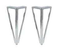 Générique Pieds De Meubles en Métal Robuste, 6 Pièces | Pieds de rechange en métal robuste for canapé, armoire, table et commode.