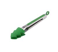 Générique Pince de cuisine pour la cuisson Pince chauffante avec embout en silicone Poignée en acier inoxydable pour la cuisson, la pâtisserie et le barbecue (GN2, 21x4cm)