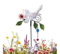 Générique Piquet métallique Jardin,Motif Oiseau Décoratif - Piquets Oiseaux Jardin pour L'Extérieur,pour L'Extérieur Arrière-Cour Porches Cour Massif Pot Intérieur Balcons Ferme Printemps Nature