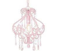 Générique Plafonnier avec Perles Rose Rond E14,Maison & Jardin, Luminaires, Lampes, Rose (Poids 1.22KG)