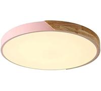 Générique Plafonnier LED plafonnier plat simple plafonnier encastré blanc froid ultra-mince 1,9 pouces luminaire facile à installer(Pink,11.8in)