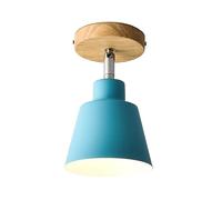Générique Plafonnier Moderne de Style Nordique Semi-Encastré LED - Suspension Élégante Couleur Macaron pour La Décoration Intérieure (Bleu B)