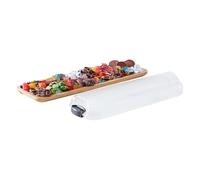 Générique Planche à Fromage - Planche Rectangulaire en Bois - À Découper Pour Charcuterie De Cuisine - Pour Fruits Fromage Viandes Froides Steak Pique-Nique Dégustation De Vin