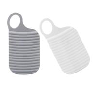 Générique Planche à Laver Portable Antidérapante en Pe 2pcs, Lave-linge Manuel Léger et Suspendu, Voyage Nettoyage des Vêtements