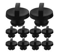Générique Plaque de Filtre à air de tronçonneuse, Boulon du Couvercle du Filtre de la tronçonneuse, Capot de Protection Noir en Plastique, 10pcs, Large compatibilité, pour Gas Chainsaw en