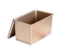 Générique Plat À Cake Couvercle Hermétique - Forme Rectangulaire, Répartition Uniforme Chaleur, Anti Déformation, Revêtement Antiadhésif, Lavable, Résistant | Idéal Maison, Sandwich, Terrine, Lasagne