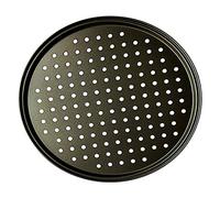 Générique Plat à Pizza Rond 26/28 / 32cm en acier au carbone antiadhésives Pizza Pierres Pan Baking Plateau filet plaque Vaisselle Outils Ustensiles for cuisson(26cm)