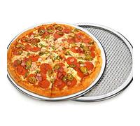 Générique Plat à Pizza Rond Pizza Plateau Mesh transparente Aluminium Pancake écran de cuisson métal net des ustensiles Cuisine Outils 6/7/8/9/10/11/12 pouces(8inch)