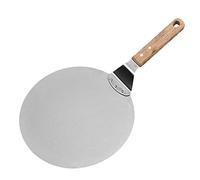 Générique Plat à Pizza Rond Ronde en acier inoxydable Pizza Peel cuisson Pelle Paddle, gâteau Lifter transfert Plateau for, Pain, Pie