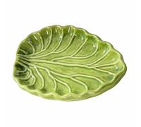 Générique Plateau à bijoux en céramique verte inspiré de la nature 15 x 10 cm, fourre-tout pour boucles d ' oreilles, commode, table d ' entrée
