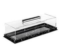 Générique Plateau à gâteau rectangulaire, Vitrine de pâtisserie de Boulangerie, Présentoir à pâtisserie multifonctionnel, Boîte de présentation pour fête, maison, cuisine, mariage, anniversaire